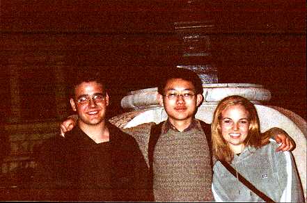 Mike(left) with Yuhao & Amanda Allred(right)